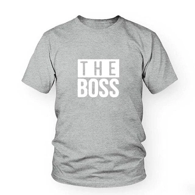 Matching Couple Shirts His And Her The Real Boss - Image 5