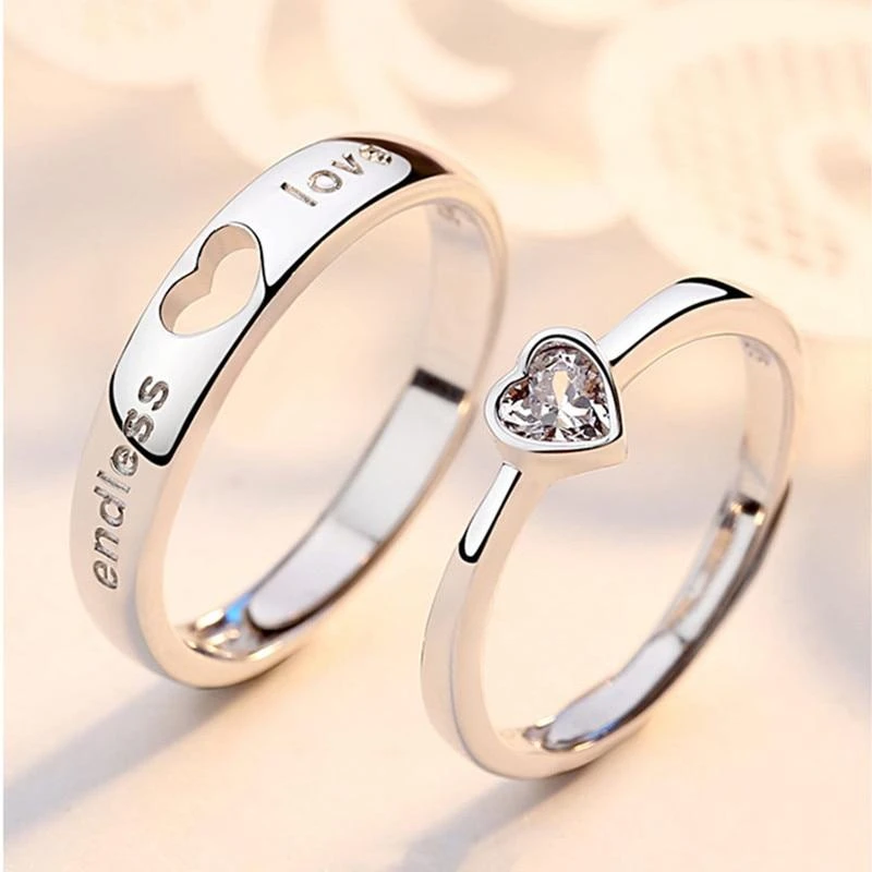 Heart Shaped Promise Rings - Image 2