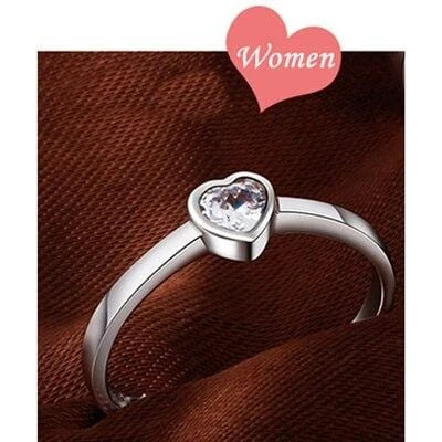 Heart Shaped Promise Rings - Image 4