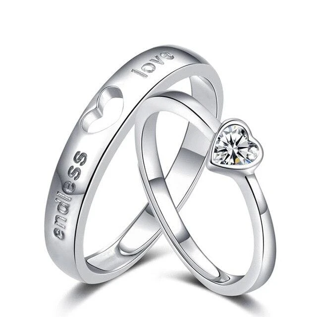 Heart Shaped Promise Rings
