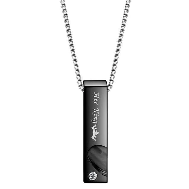 King And Queen Couple Necklaces - Image 2