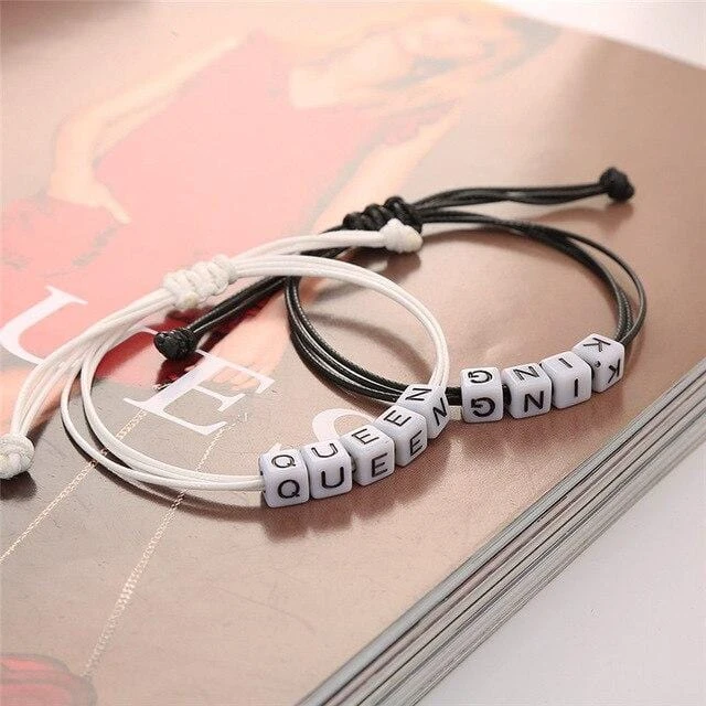 King And Queen Couples Bracelets - Image 3