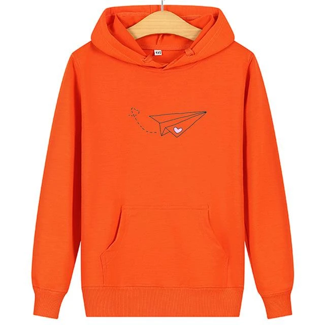 Matching Couple Hoodies Airplane - Image 7