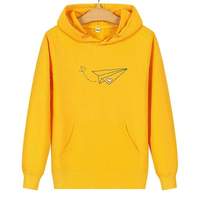 Matching Couple Hoodies Airplane - Image 8