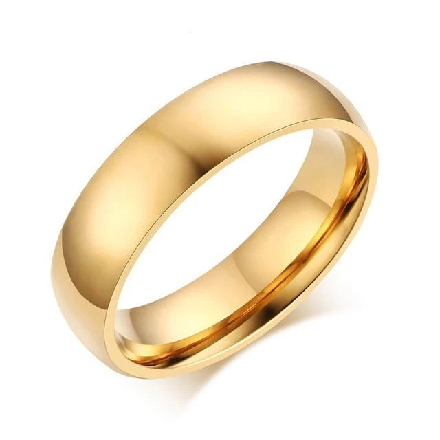 Engagement Couple Wedding Ring Set Gold - Image 2