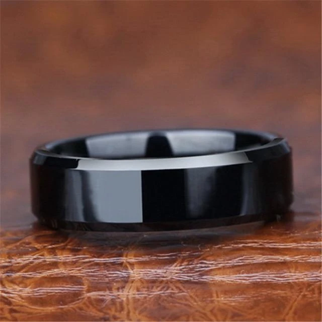 Black And Silver Promise Rings - Image 2
