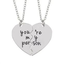 You Are My Person Heart Necklace