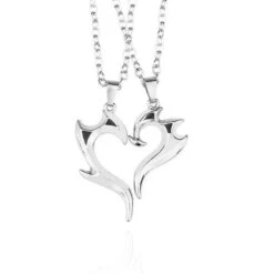 Heart Couple Chains Necklace