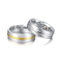 Wedding Rings Set For Man And Woman