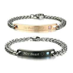 Beauty And The Beast Couple Bracelet
