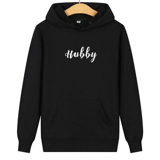 Hubby Wifey Couple Hoodies - Image 5