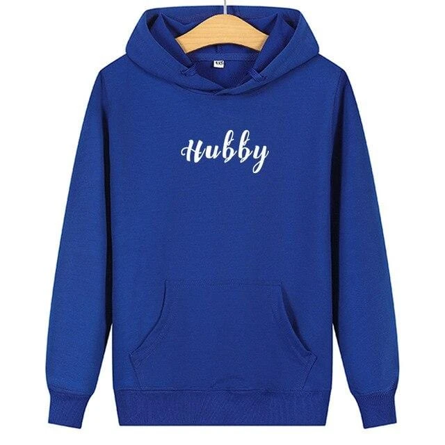 Hubby Wifey Couple Hoodies - Image 9