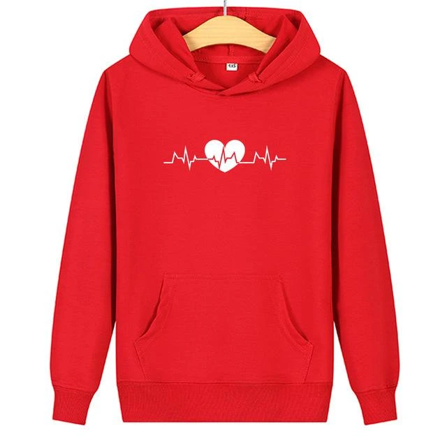 Matching Hoodies Graphic Hearts - Image 2