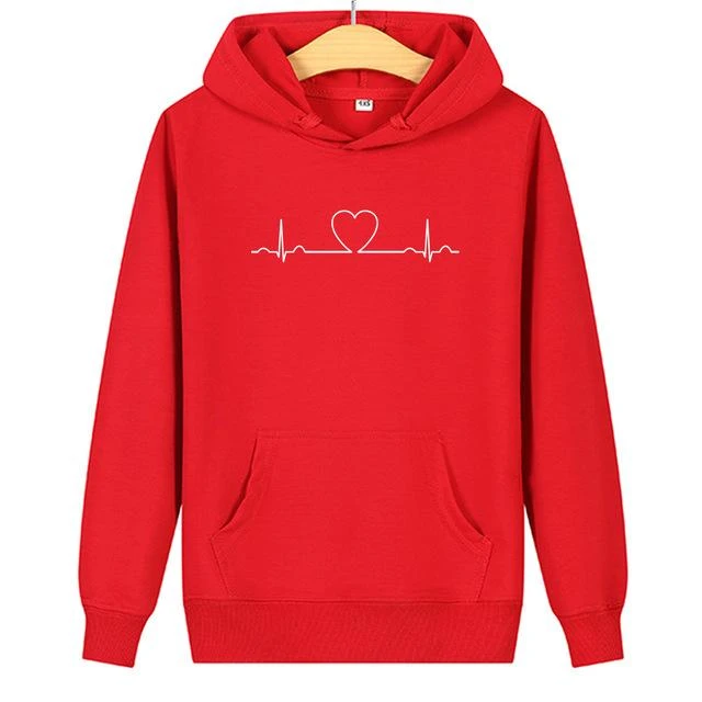 Matching Hoodies Graphic Hearts - Image 3