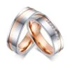 Rose Gold Couple Rings