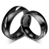 Matching Black Wedding Rings