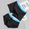 Black And Blue Couple Underwear