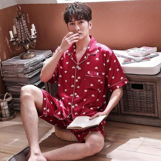 Couples Christmas Pajamas Short Sleeve - Image 3