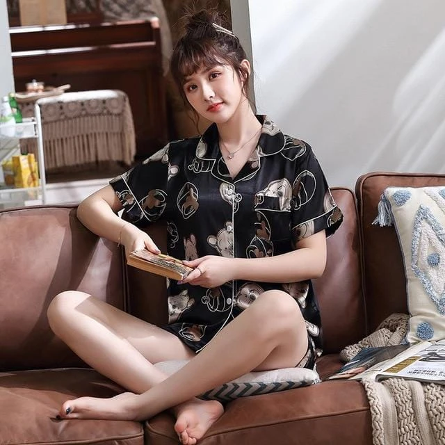 Couples Christmas Pajamas Short Sleeve - Image 11