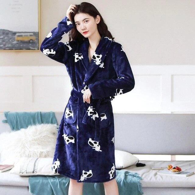 Christmas Bathrobe Set For Couple - Image 6