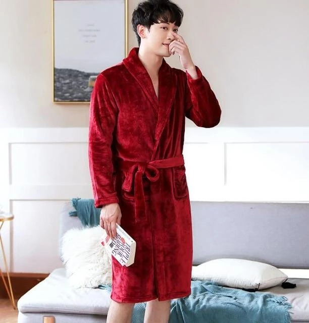 Christmas Bathrobe Set For Couple - Image 3