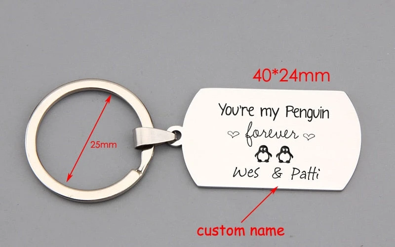 You Are My Penguin Keychain - Image 5