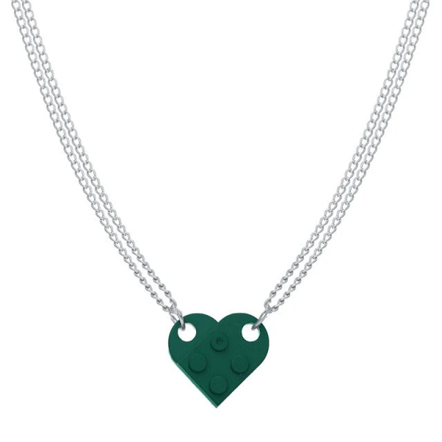Lego Brick Heart Necklace - Image 12