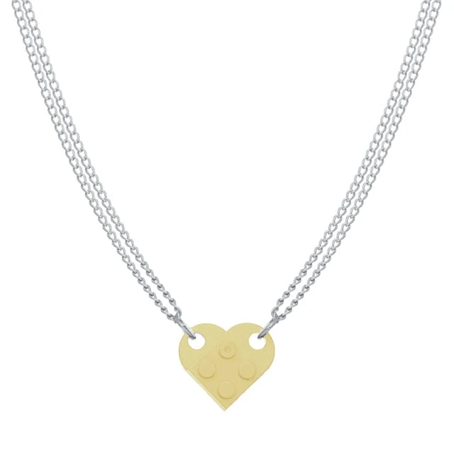 Lego Brick Heart Necklace - Image 11