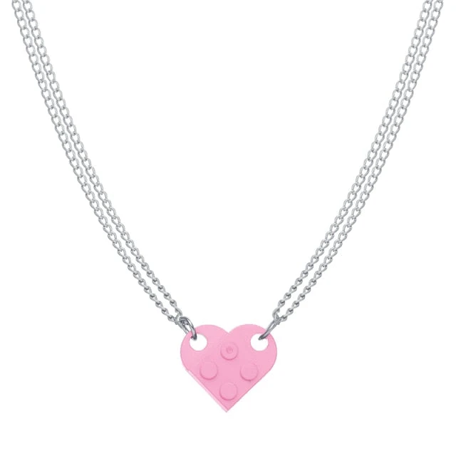 Lego Brick Heart Necklace - Image 9
