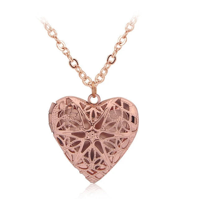 Heart Locket Necklace For Couples - Image 6