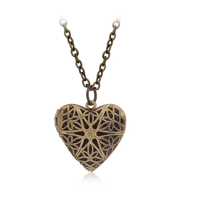 Heart Locket Necklace For Couples - Image 5