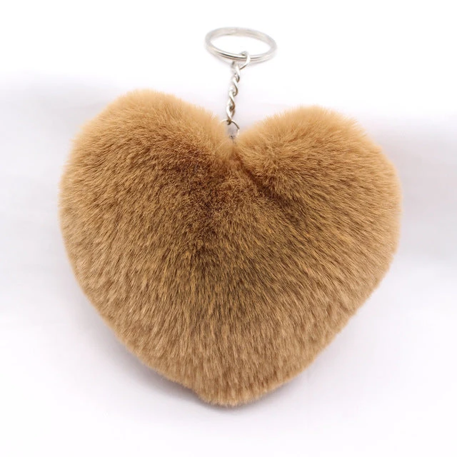 Heart Pom Pom Keychain - Image 11