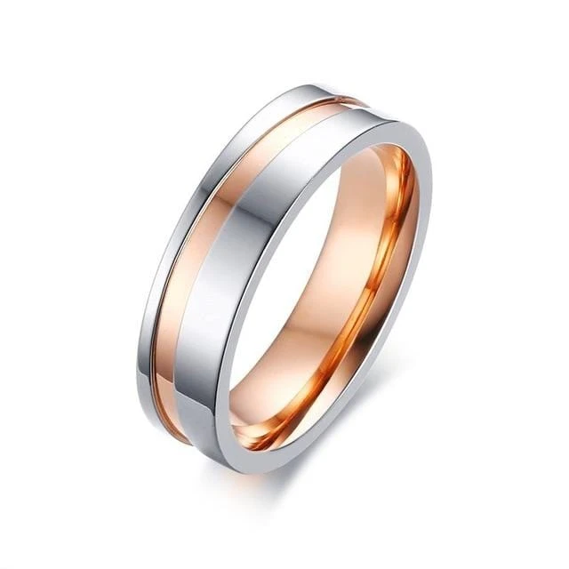 Rose Gold Couple Rings - Image 2
