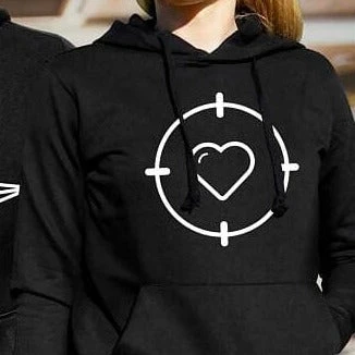 Couple Hoodies Love Arrow - Image 2