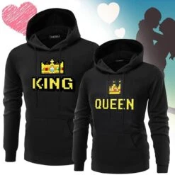 Couple Hoodies Pixel Crown