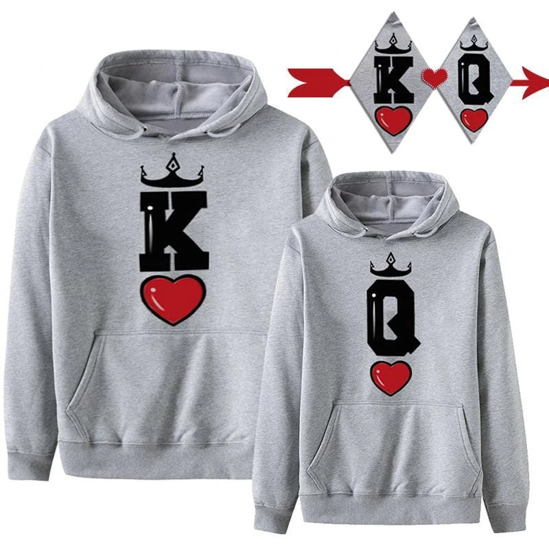 Couple Hoodie Q & K