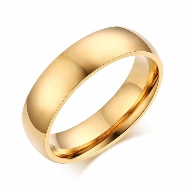 Couple Wedding Ring Set Gold - Image 2