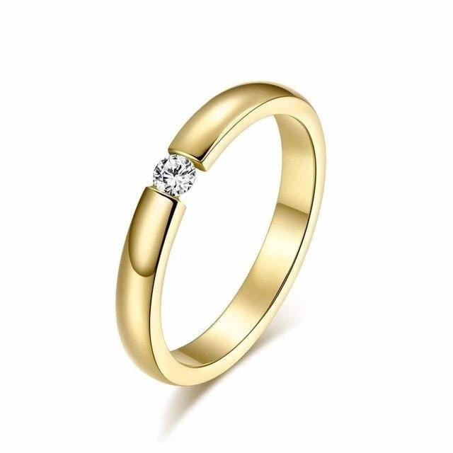 Couple Wedding Ring Set Gold - Image 3