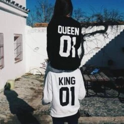 King And Queen Sweatshirts