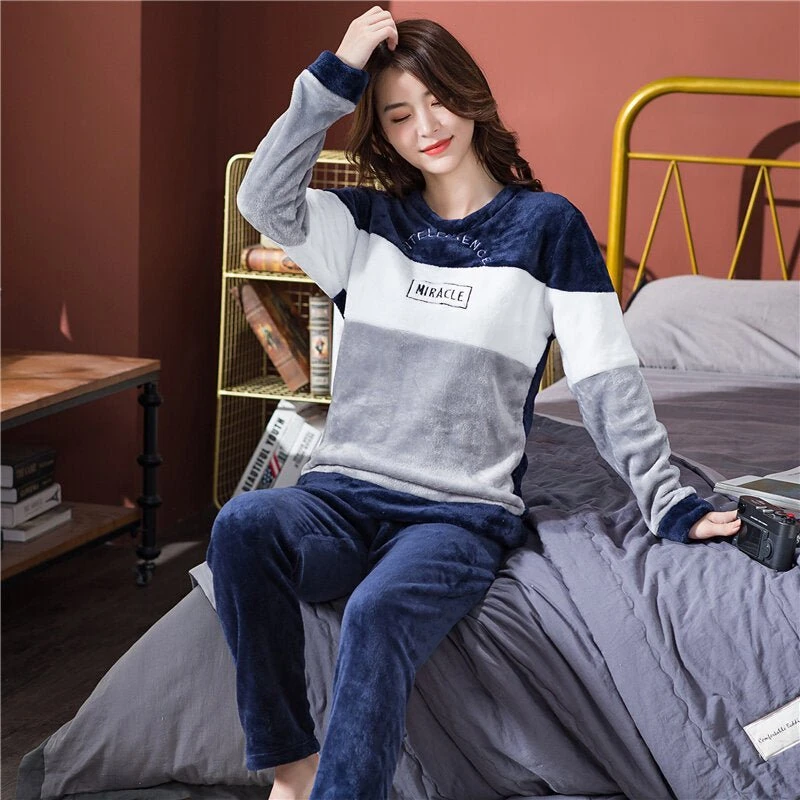 Gray Matching Couple Pajamas - Image 2
