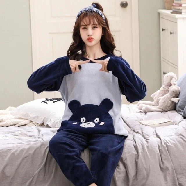Cute Bear Pajamas Couple - Image 2