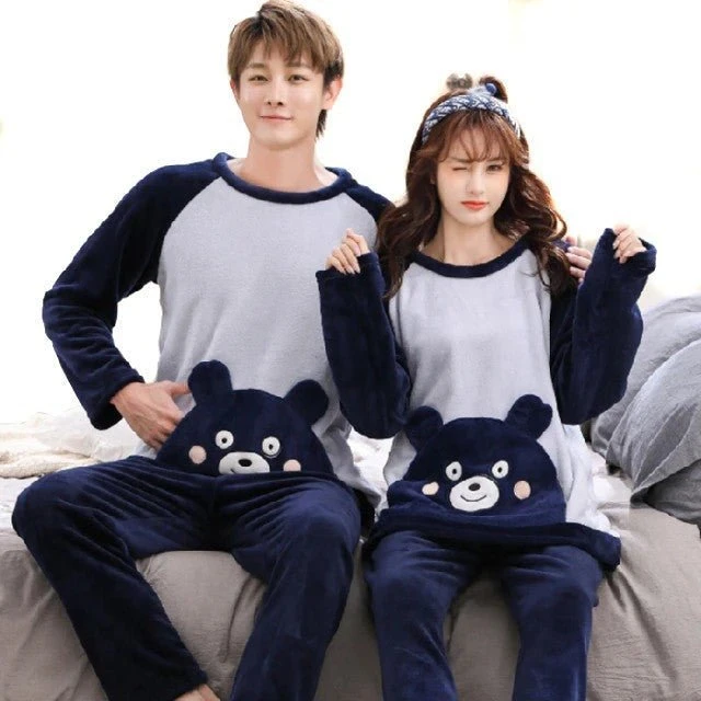 Cute Bear Pajamas Couple - Image 5