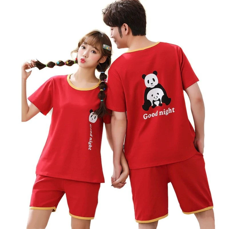 Panda Red Matching Pajamas For Couples - Image 5