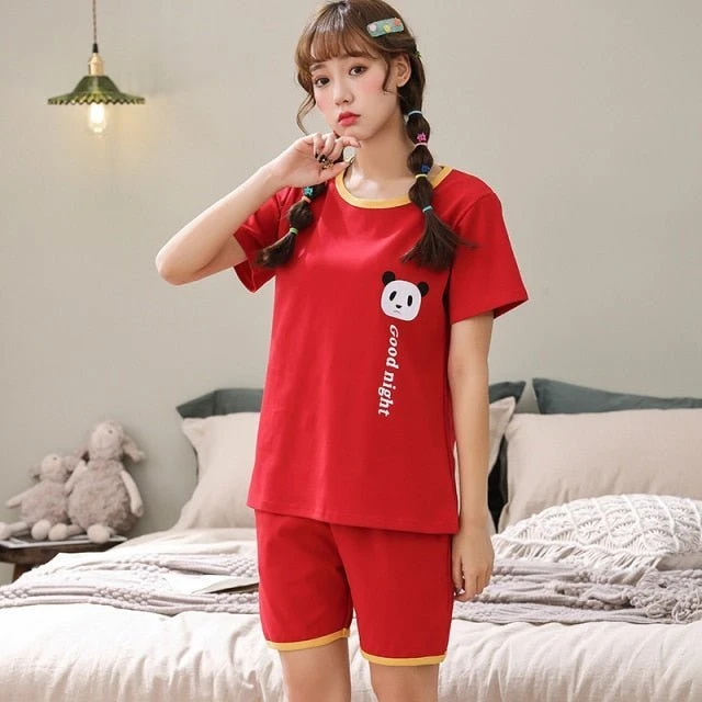 Panda Red Matching Pajamas For Couples - Image 3