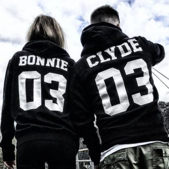 Bonnie And Clyde Hoodies - Image 2