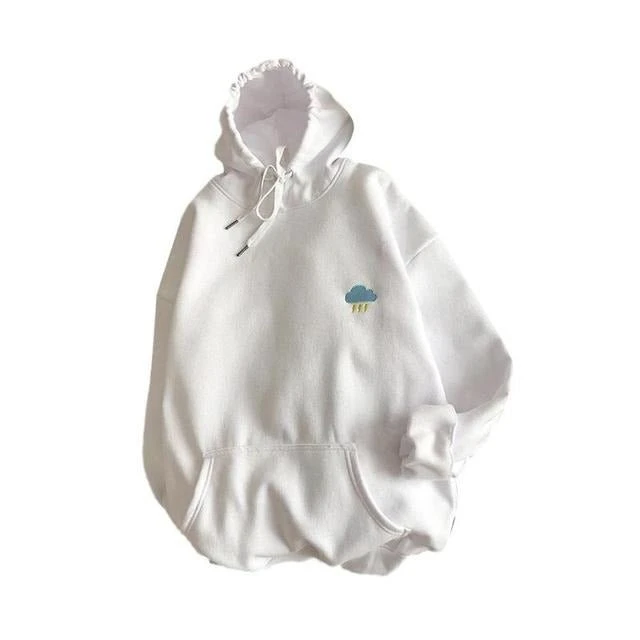 Cute Couple Hoodies Sun Moon - Image 10