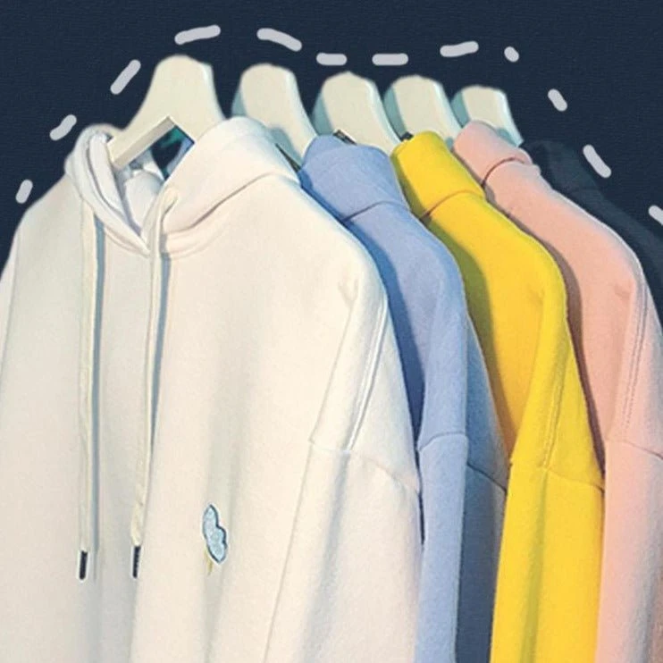 Cute Couple Hoodies Sun Moon - Image 3