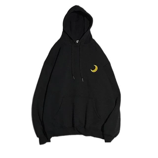 Cute Couple Hoodies Sun Moon - Image 8