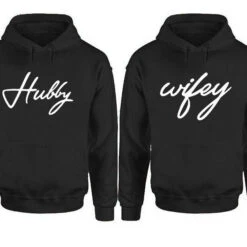 Hubby And Wifey Hoodies