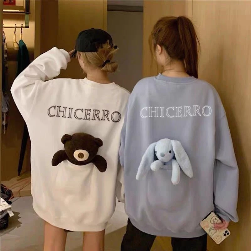 Plush Couple Sweatshirt - Image 4